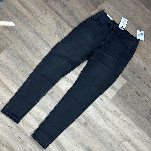 Forever 21 mid rise skinny Black Jeans size 29 BNWT - Picture 4 of 11